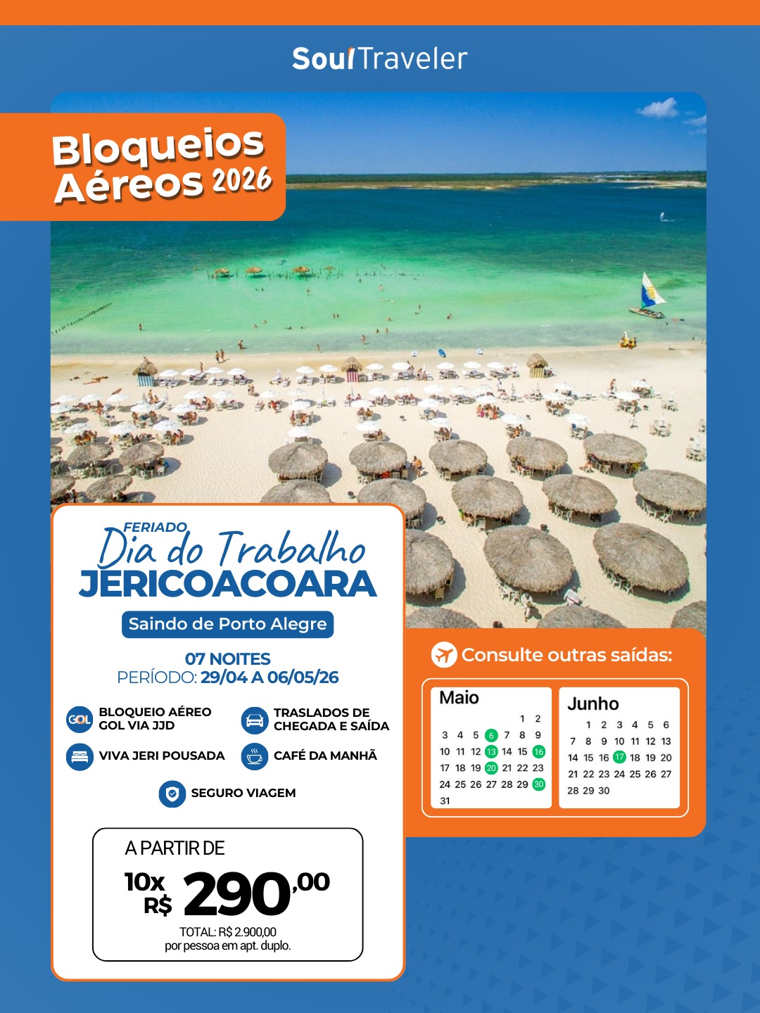 Dia do Trabalho - Jericoacoara